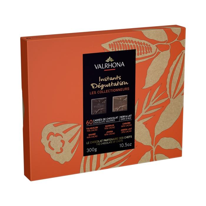 giftbox of 60 squares by valrhona