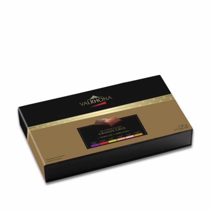 giftbox of 66 squares by valrhona