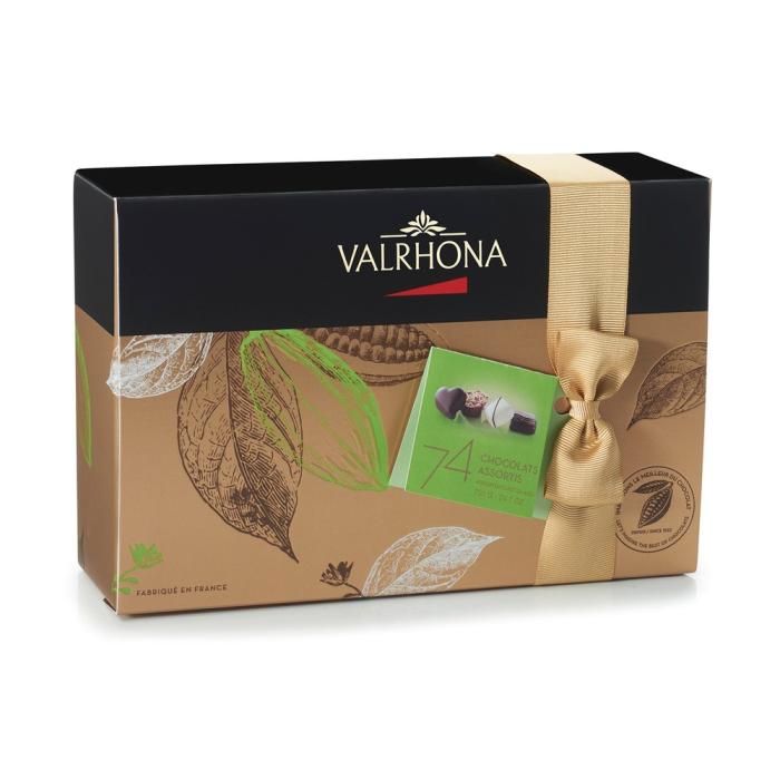 giftbox of 74 pralines by valrhona