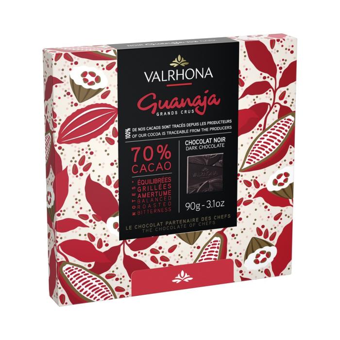 gift box of guanaja dark 70 18 squares by valrhona