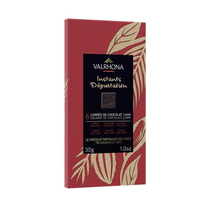 dark chocolate squares giftbox by valrhona